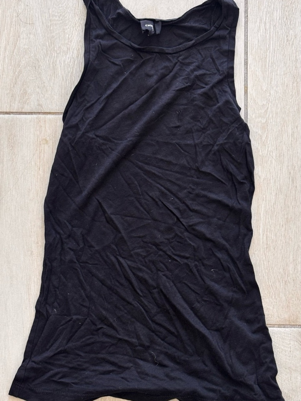 ASOS Black Ribbed Tank Top - Picture 2 of 3